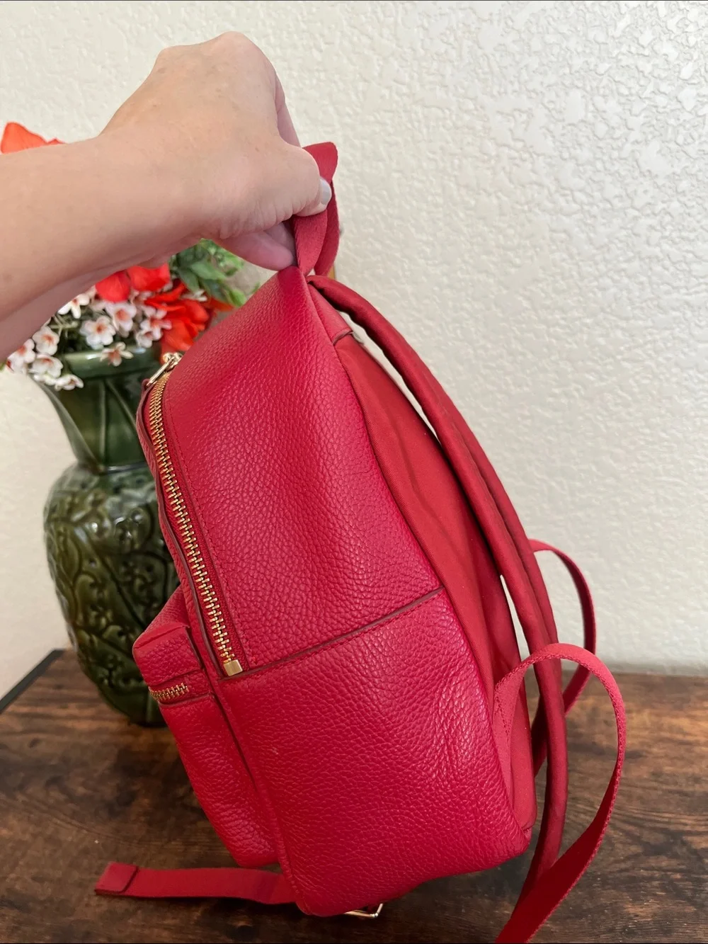 Coach F38263 Mini Charlie Backpack bright red - Picture 6 of 14